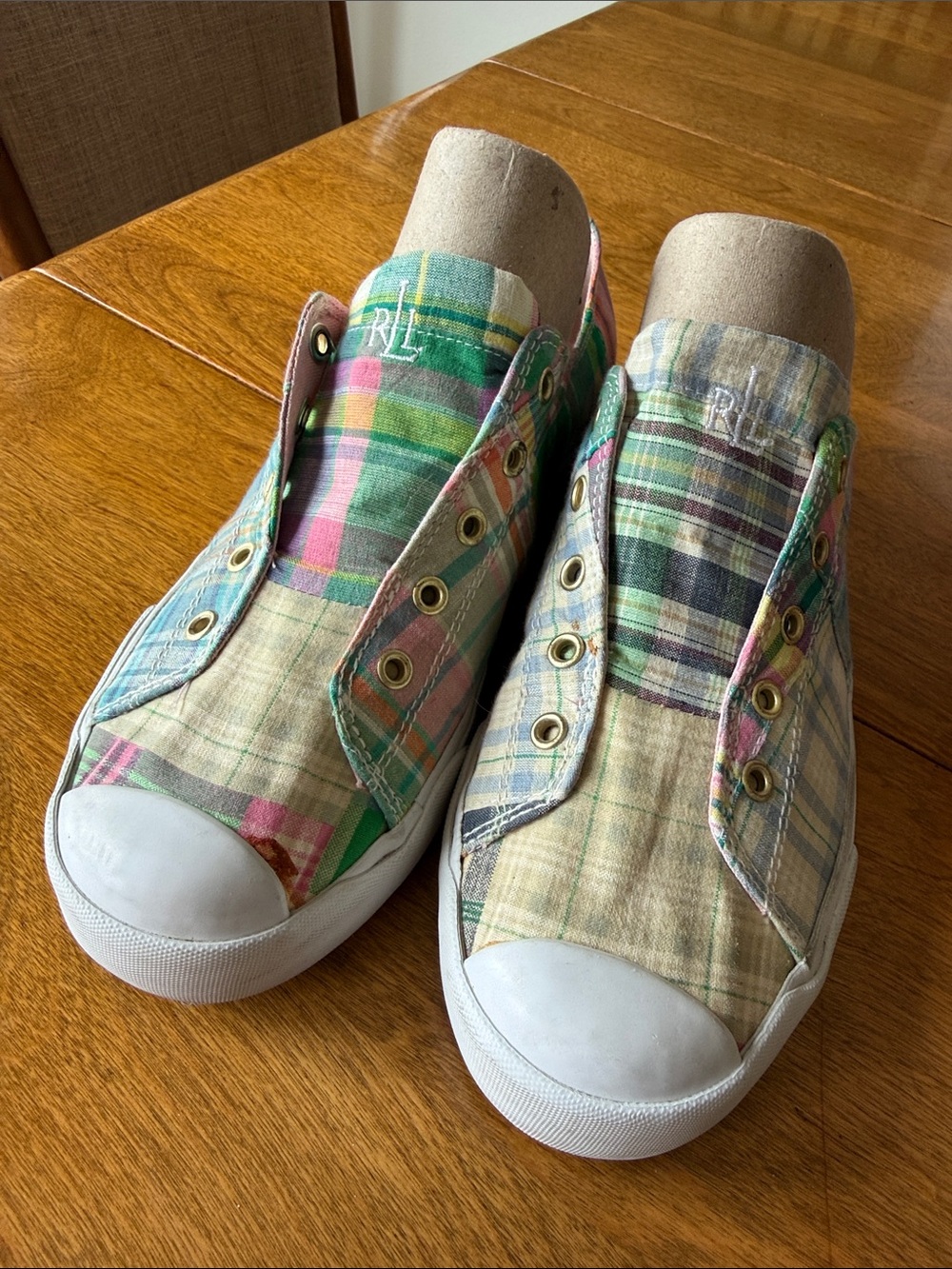 Lauren Ralph Lauren lace-less sneakers